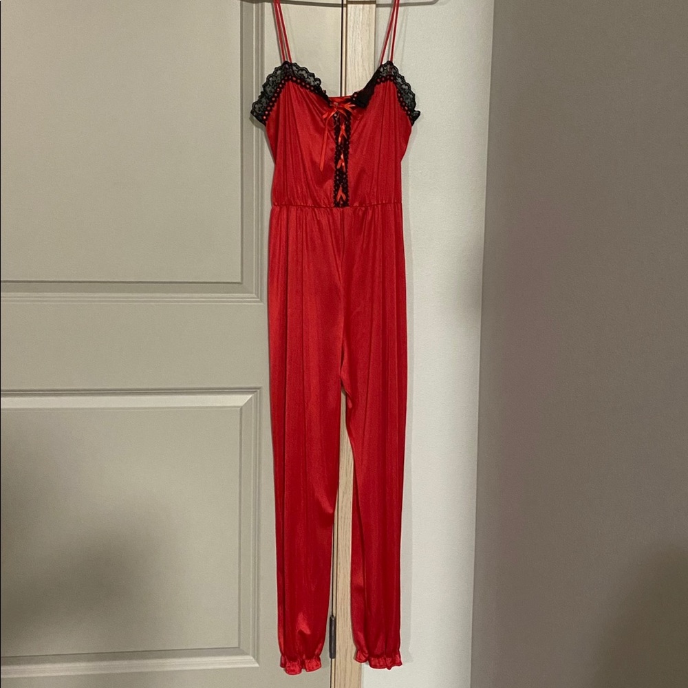 Vintage Red Romper